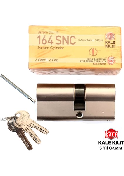 Kilit 164 Snc Barel 68 mm Kapı Kilidi Göbeği Kale 164 Snc Kale Kale Barel Kale Snc Kilit Göbeği