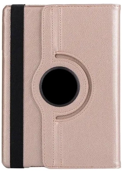 Samsung Galaxy Tab S7 Fe 12.4 Inç Prime Dönebilen Tablet Kılıfı (T730 T733 T735 T736 T736B) Gold