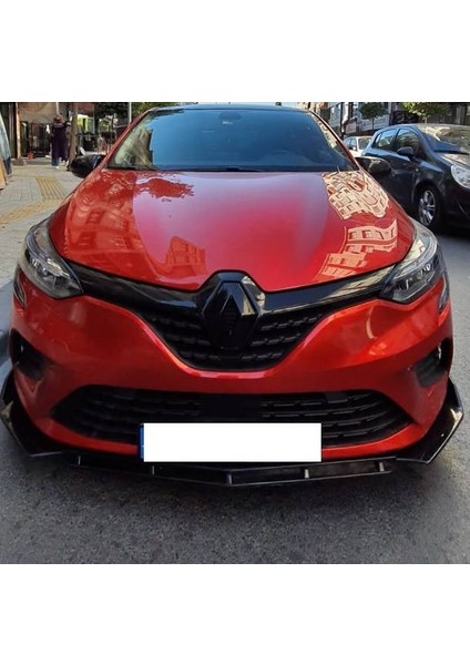 Renault Clio 5 Ön Tampon Eki Custom Ön Lip 3 Parça Vakum Üründür fırsatları
