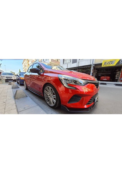 Renault Clio 5 Ön Tampon Eki Custom Ön Lip 3 Parça Plastik Ürün fırsatları