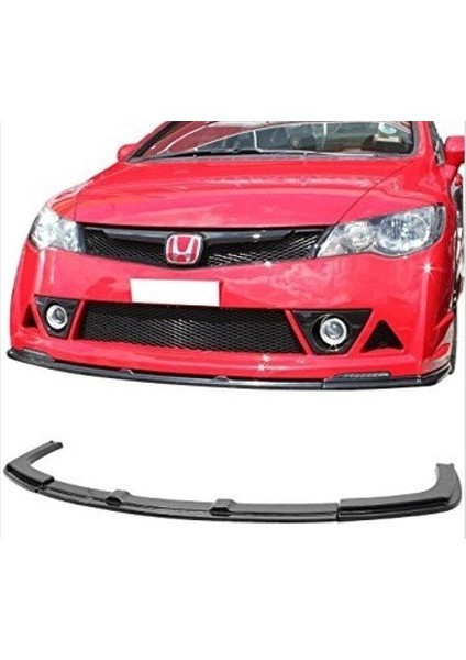 Mugen Style Rear Bumper Diffuser Extension For Honda Civic FD6 / FD1 (2006-2011)