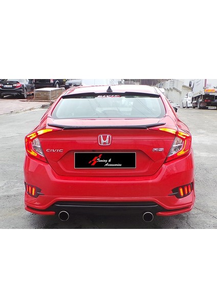 Honda Civic 2016 S Fc5 - Bagaj Üzeri Anatomik Spoiler - Plastik fiyatları