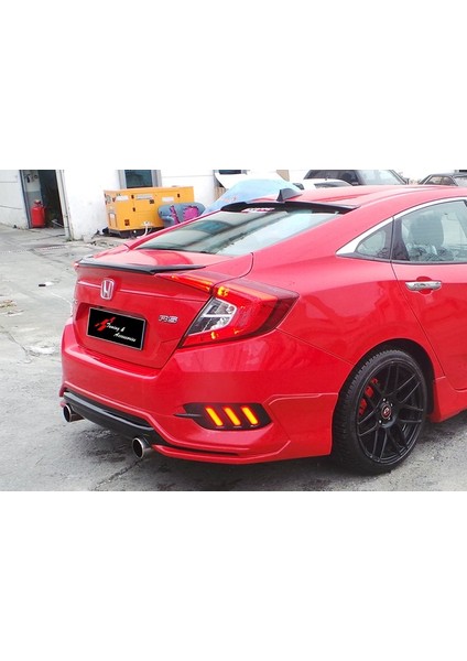 Honda Civic 2016 S Fc5 - Bagaj Üzeri Anatomik Spoiler - Plastik fırsatları