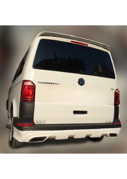 Volkswagen T7 Difüzörlü Arka Karlık Tampon Eki Boyalı