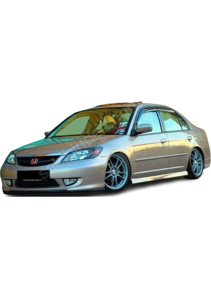 Honda Civic Vtec 2 (2001 - 2006) Marşpiyel Seti (Plastik)