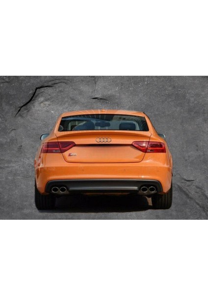 Audi A5 Difüzör Boyalı Düz Kasa Için Uygundur