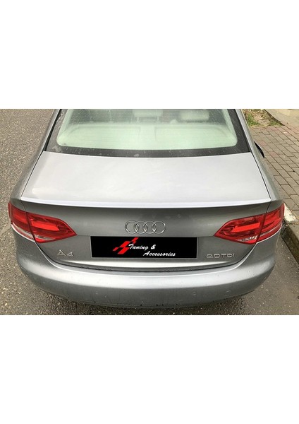 Drs Tuning Audi A4 B8 2008.2015 - Bagaj Üzeri Anatomik Spoiler - Plastik