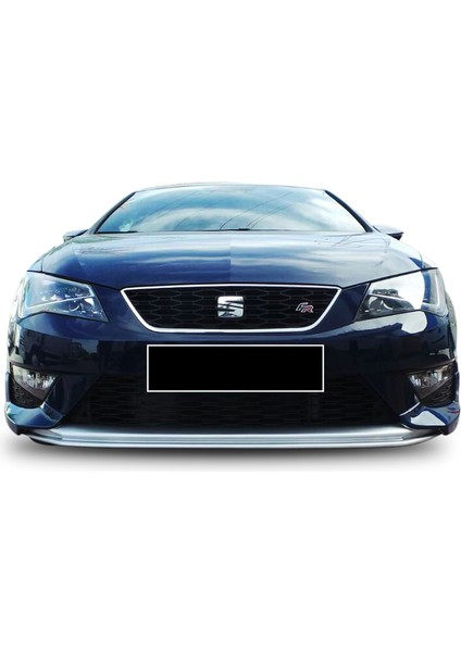 Seat Leon Mk3 - 5f (2013-2016) Fr Uyumlu Dynamic Ön Tampon Ek (Plastik)