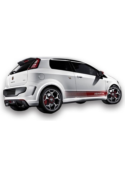 Fiat Punto Evo (2010 ve Sonrası) Yan Marşpiyel Seti (Plastik)