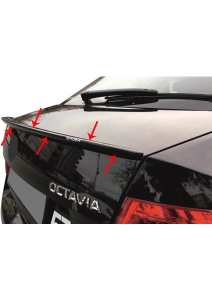 Skoda Octavıa A7 Spoiler Bagaj Gt 2013- Siyah Boyalı indirimleri