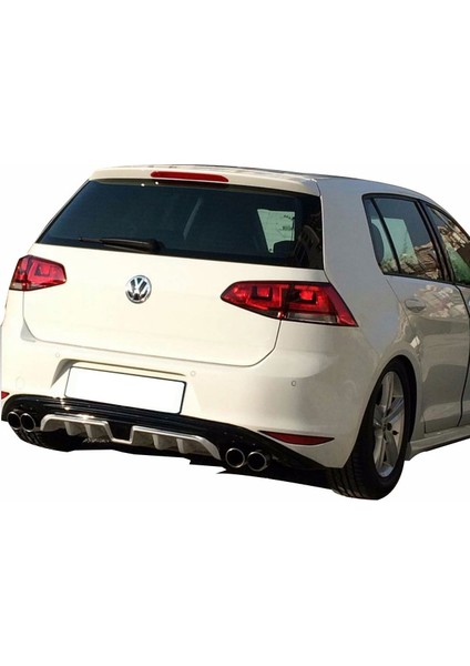 Volkswagen Golf 7 (2012-2016) Custom Arka Tampon Eki - Difüzör (Plastik)
