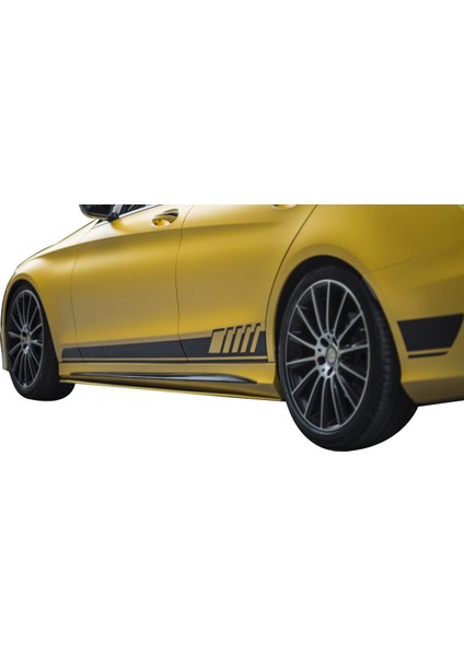 Mercedes C Serisi W205 (2015-2018) Amg Yan Marşpiyel Altı Lip (Plastik)