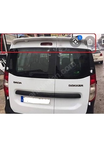 Dacıa DOKKER(2013-) Spoiler Bagaj 2prç. Gt