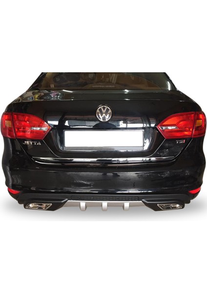 Volkswagen Jetta (2010-2017) Egzoz Görünümlü Universal Difüzör (Plastik)