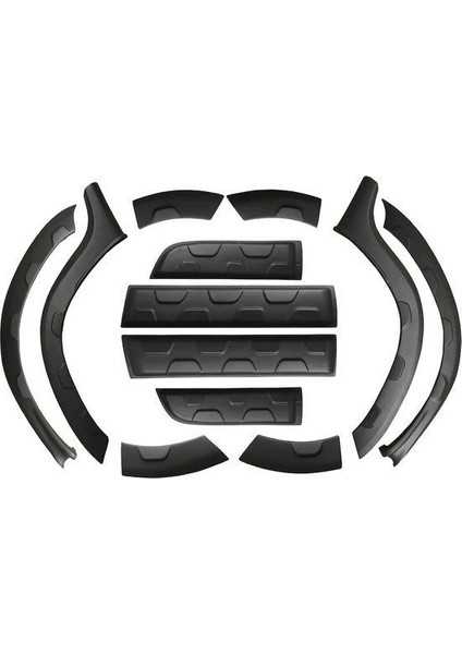 Dacia Duster 2010 2017 Kapı Kaplama Dodik Seti - Duster Dodik 12 Parça Set