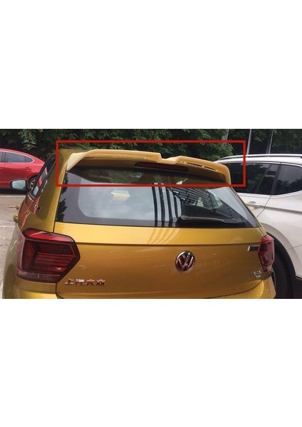 Volkswagen Polo Spoiler Abarth Modeli Boyalı 2018-