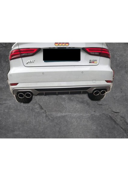 Audi A4 Arka Difüzör 2016 Model ve Sonrası Plastik