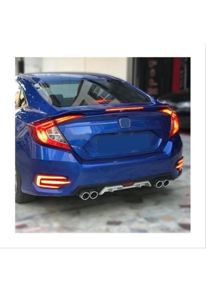 Honda Cıvıc Fc5 2016-2020 Turbo Sı Spoiler Isıklı (Boyasız) modelleri