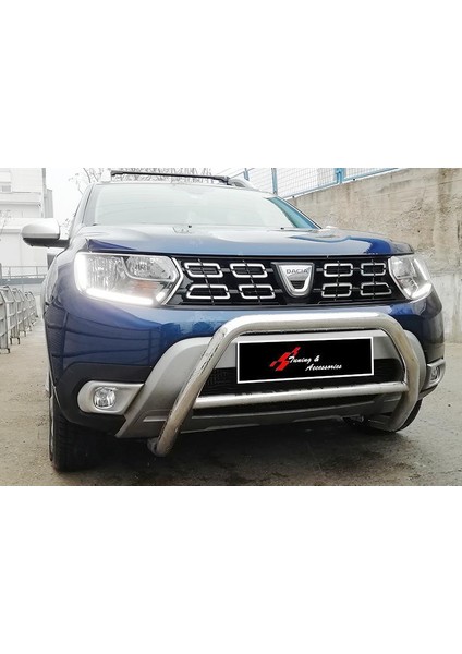 Dacia Duster 2 Yeni Kasa 2018 - Ön Koruma Barı U Model Borulu fırsatları