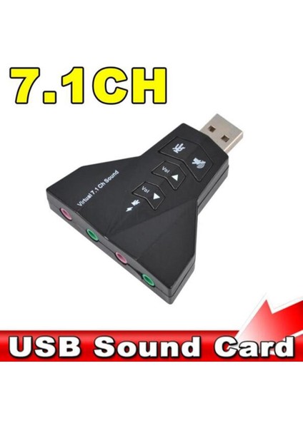 Kanal Mikrofon Destekli Çift Girişli Çevirici Harici USB Ses Kartı indirimleri