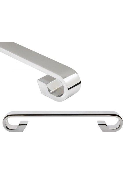 Nobel Barida Kulp (Mobilya Dolap Kapak Çekmece Kulpu Krom Metal 128 mm modelleri