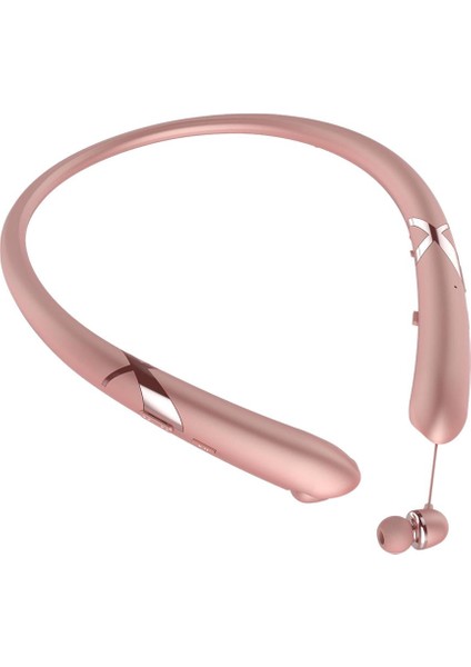 Kablosuz Boyun Bandı Kulaklık - Pembe (Yurt Dışından)