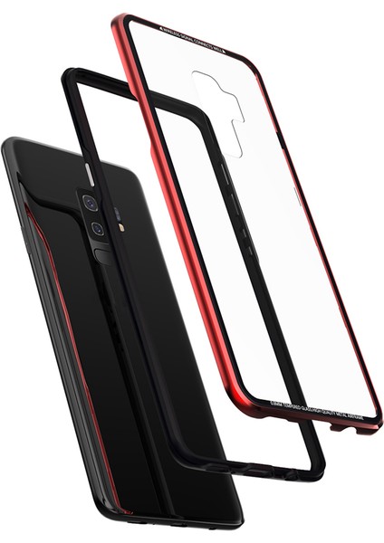 Galaxy Için Temperli S9 Telefon Kılıfı - Siyah (Yurt Dışından)