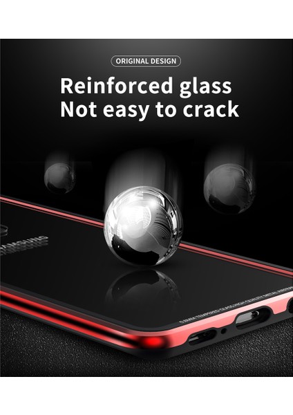 Galaxy Için Temperli S9 Telefon Kılıfı - Siyah (Yurt Dışından)