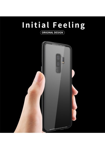 Galaxy Için Temperli S9 Telefon Kılıfı - Siyah (Yurt Dışından)