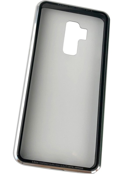 Galaxy Için Temperli S9 Telefon Kılıfı - Gümüş (Yurt Dışından)
