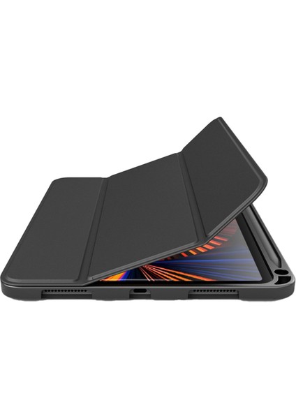 Ipad Pro 12.9 (2021) Kılıf Tablet Focus Silikon - Siyah