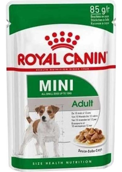 Mini Adult Yetişkin Yaş Köpek Maması 85 G x 12 Adet