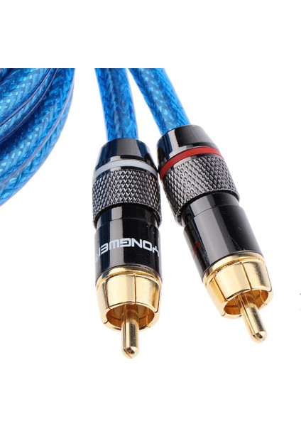 Amplifikatör Mikrofonu Için 2 Xlr Dişi - 2 Rca Erkek Ses Yama Kablosu 150CM