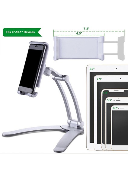 Masaüstü Telefon Tablet Standı - Beyaz (Yurt Dışından) indirimleri