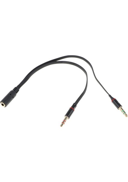 3x 5 Adet Ses Headph Mic Splitter Kablosu 3.5mm Dişi Ila 2 Çift Erkek 3 Adet (Yurt Dışından)