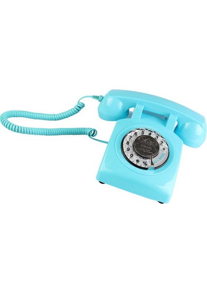 Kablolu Vintage Telefon - Mavi (Yurt Dışından) indirimleri
