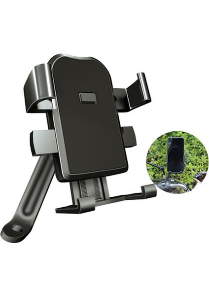 Motosiklet Telefon Tutucu 12X6.8X10.8 cm - Siyah (Yurt Dışından) fırsatları