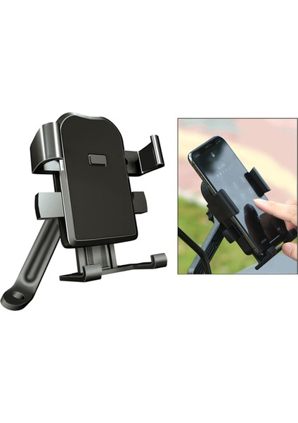 Motosiklet Telefon Tutucu 12X6.8X10.8 cm - Siyah (Yurt Dışından) indirimleri