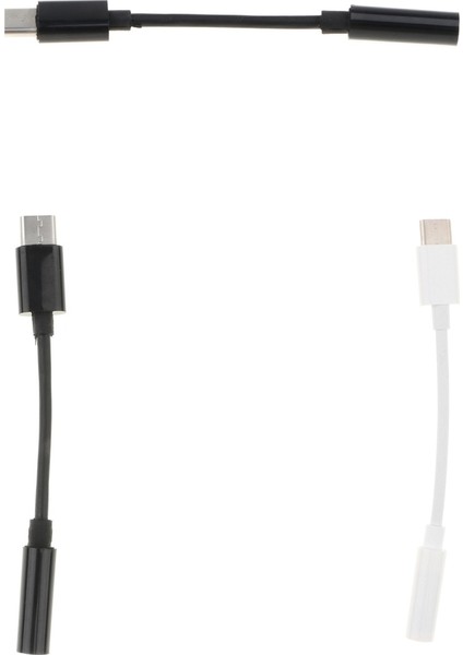 3pcs Tip-C USB C Erkek-3.5mm Aux Ses Kulaklık Kablosu Kriko Adaptör (Yurt Dışından)