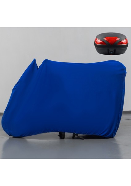 Sym Orbit Iı 50 Çantalı Mavi Kumaş Motosiklet Branda Motor Penye Branda indirimleri