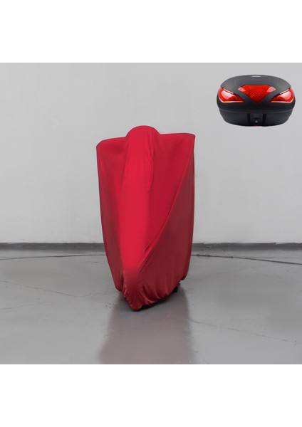 Bisan Nysa Çantalı Kırmızı Kumaş Motosiklet Branda Motor Penye Branda modelleri