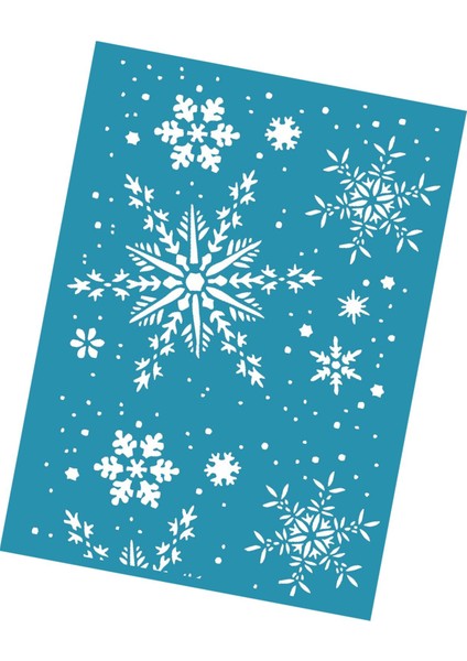 Ipek Baskı Ekranı Şablon Kar Taneleri Tema Yıkanabilir Dıy Için Temizlenebilir (Yurt Dışından) fiyatları