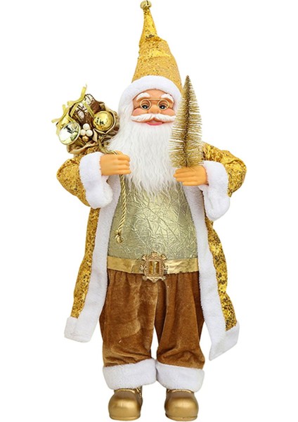 Daimi Santa Figurine Peluş Peluş Oyuncaklar Doğum Günü Tatil Tablosu 40CM Için (Yurt Dışından) fiyatları