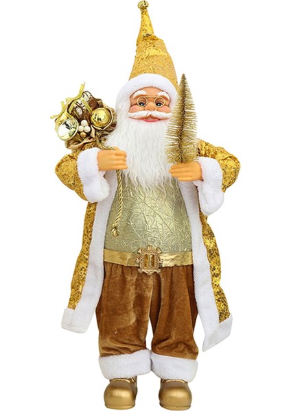 Daimi Santa Figurine Peluş Peluş Oyuncaklar Doğum Günü Tatil Tablosu 40CM Için (Yurt Dışından) modelleri