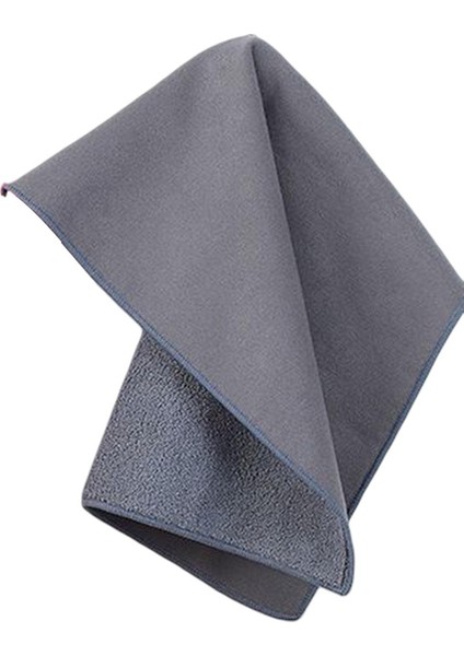 Araba Kurutma Havlu Detaylandırma Bezi Süper Emici Ev Gri Için 30CMX40CM (Yurt Dışından)