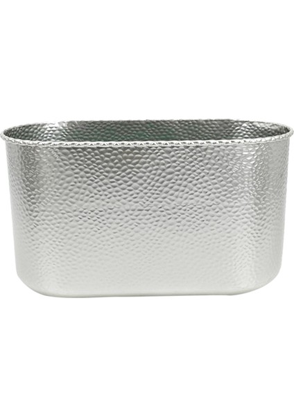 Metal Orkide Saksı Demir Bitki Pot Ekici Kapalı Ev Oturma Odası Argent M (Yurt Dışından)