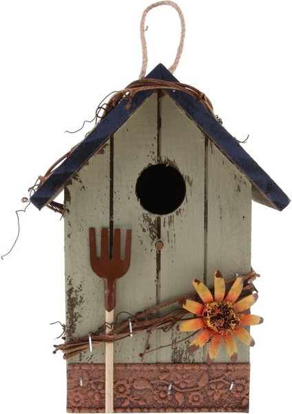 3pcs Cottages Bahçe Dekoru Ahşap Doğal Ev Yuvası Kulübesi (Yurt Dışından) modelleri