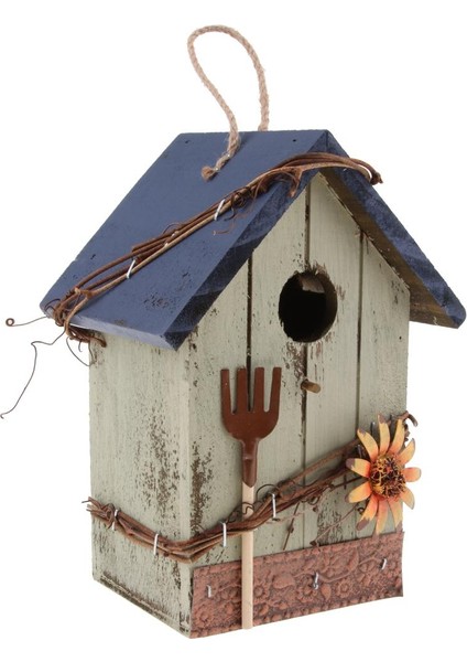 3pcs Cottages Bahçe Dekoru Ahşap Doğal Ev Yuvası Kulübesi (Yurt Dışından) indirimleri