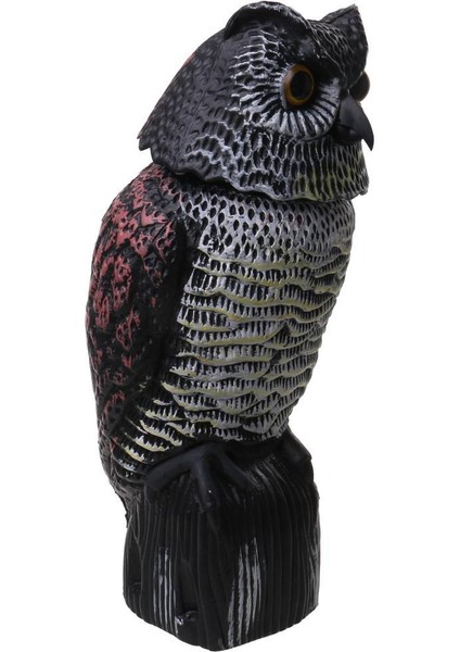 Rüzgar Aktif Dönen Baş Baykuşu Cazibesi Bahçe Dekorasyonları (Yurt Dışından)