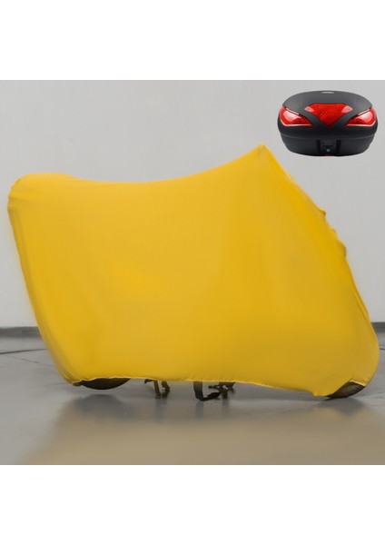 Sym Hd2 200I Evo Çantalı Kırmızı Kumaş Motosiklet Branda Motor Penye Branda